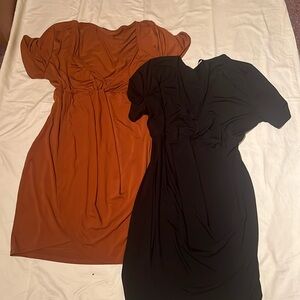 2 women’s dresses size xl